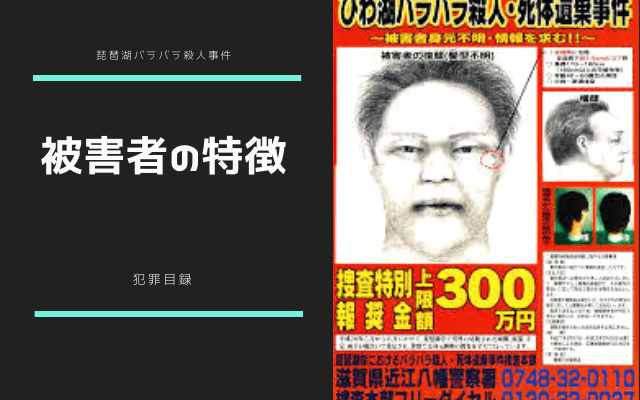 琵琶湖バラバラ殺人事件の被害者の特徴