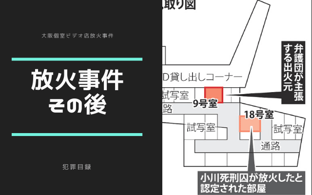 大阪個室ビデオ店放火事件のその後