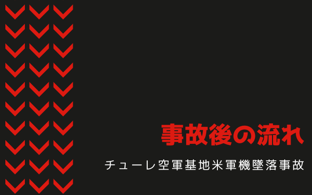 チューレ空軍基地米軍機墜落事故:事故後の流れ